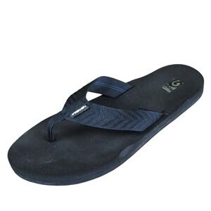 Teva Women's ‎ Flip Flop Black Fabric Sz 10 Medium  Used 2025